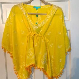 MELISSA ODEBASH CRINKLE COTTON TOP